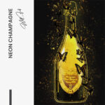 Neon Champagne – Glas - Bild 4