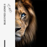 Set: "Blue Eyed Lions" (2x) – Glas - Bild 5
