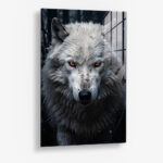 Snowy Wolf II – Glas