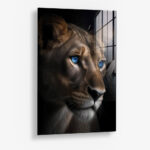Gazing Lioness – Glas