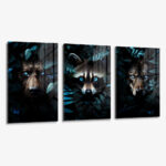 Set: "Jungle Animals II" (3x) – Glas