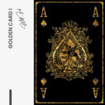 Set: "Golden Cards" (3x) – Glas - Bild 3