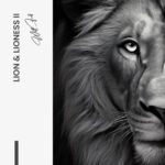 Set: "Lion & Lioness II" (2x) – Glas - Bild 4