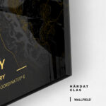 Custom Golden City Map – Glas - Bild 2