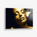 Butterfly Woman (Gold) – Glas