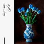 Blue Tulips – Glas - Bild 4
