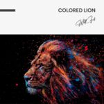 Colored Lion – Glas - Bild 4