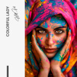 Colorful Lady – Glas - Bild 4