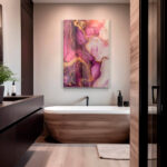 Purple Marble – Glas - Bild 3