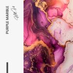 Purple Marble – Glas - Bild 4