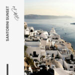 Santorini Sunset – Glas - Bild 4