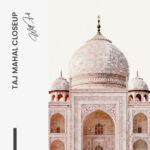 Taj Mahal Closeup – Glas - Bild 4