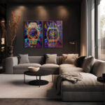 Set: "Colored Watch" (2x) – Glas - Bild 3