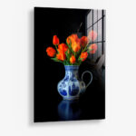 Delft Blue & Dutch Tulips I – Glas