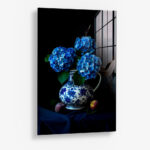 Delft Blue & Dutch Tulips III – Glas