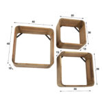 Vägghylla Cube set/3 - Bild 4