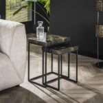 Soffbord Black & Gold set/2