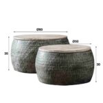 Soffbord basse Tubo set/2 - Bild 3