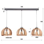 Pendellampor 3L Courbe - Bild 4