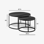 Soffbord Svart - Luxury Life I - Bild 4