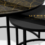 Soffbord Svart - Utrecht Gold - Bild 3