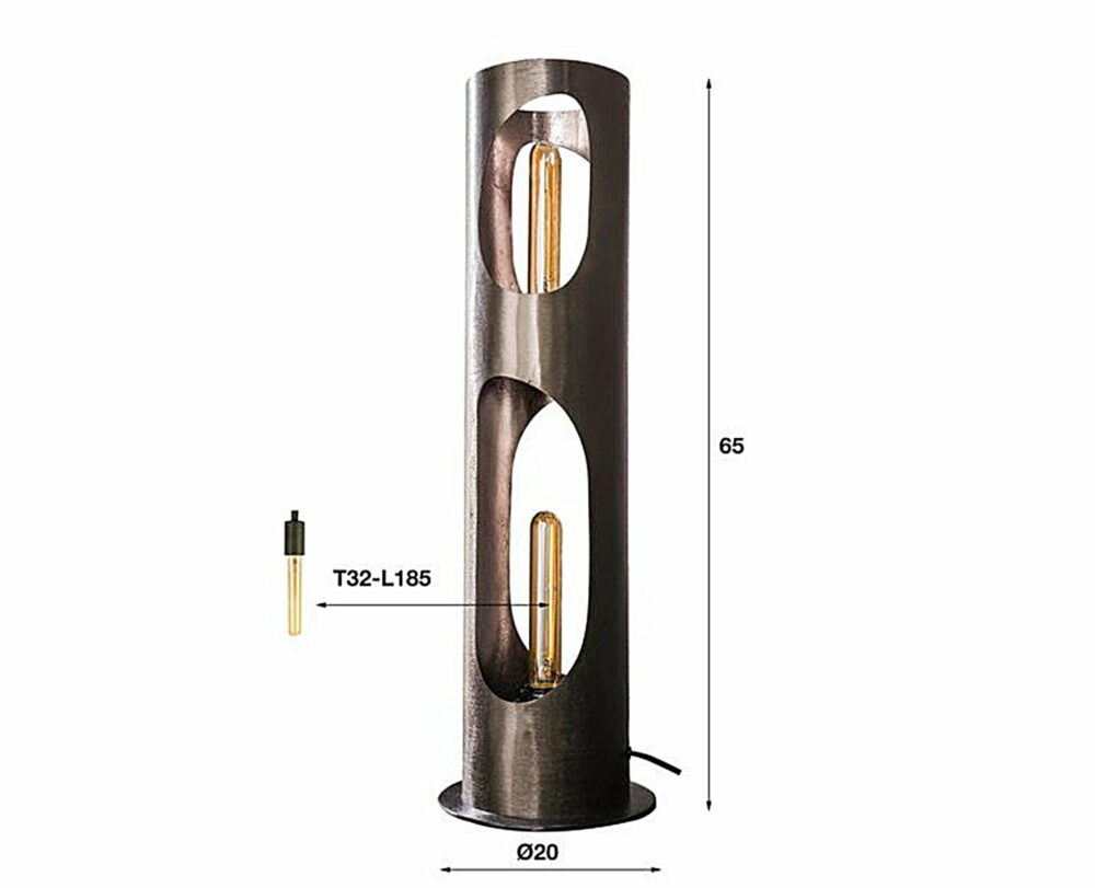 Golvlampa Ø20 organic cylinder - Bild 3
