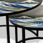 Soffbord Svart - Great Wave - Bild 3