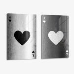 Set: "Ace of Hearts II" (2x) – Glas