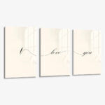 Set: "In Soft Words" (3x) – Glas
