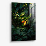 Tucan between the Leaves – Glas