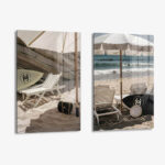 Set: "Fashion Beach" (2x) – Glas