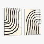 Set: "Linear Flow" (2x) – Glas