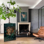 Set: "Jungle Lion and Lioness" (2x) – Glas - Bild 3