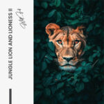 Set: "Jungle Lion and Lioness" (2x) – Glas - Bild 5