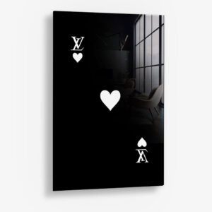 LV Hearts Noir – Glas